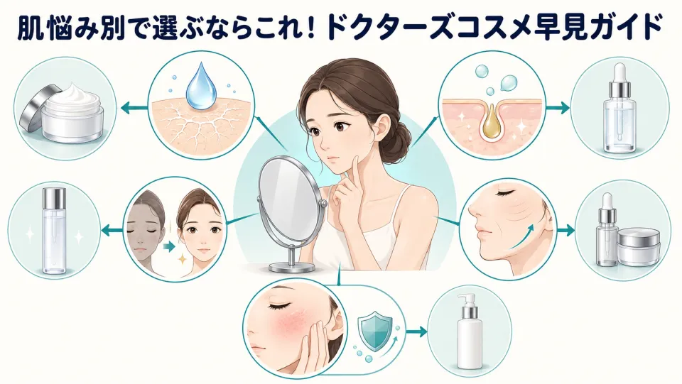 肌悩み別で選ぶならこれ!ドクターズコスメ早見ガイド