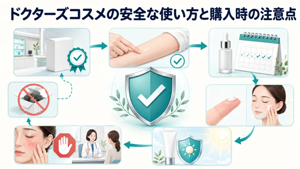 ドクターズコスメの安全な使い方と購入時の注意点