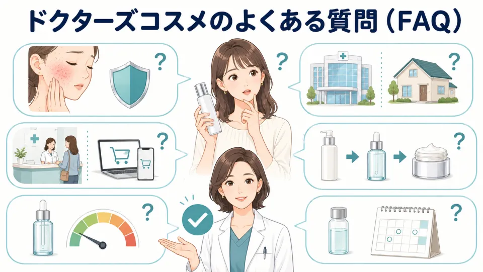 ドクターズコスメのよくある質問(FAQ)
