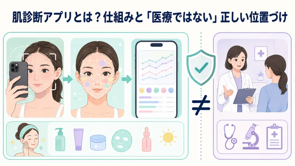 肌診断アプリとは?仕組みと「医療ではない」正しい位置づけ