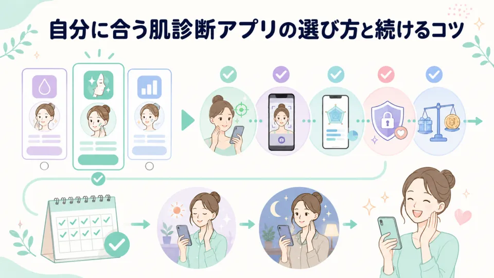自分に合う肌診断アプリの選び方と続けるコツ