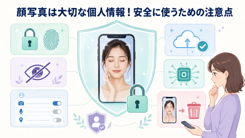顔写真は大切な個人情報!安全に使うための注意点