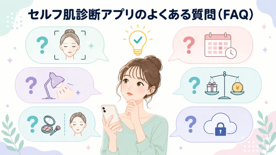 セルフ肌診断アプリのよくある質問(FAQ)